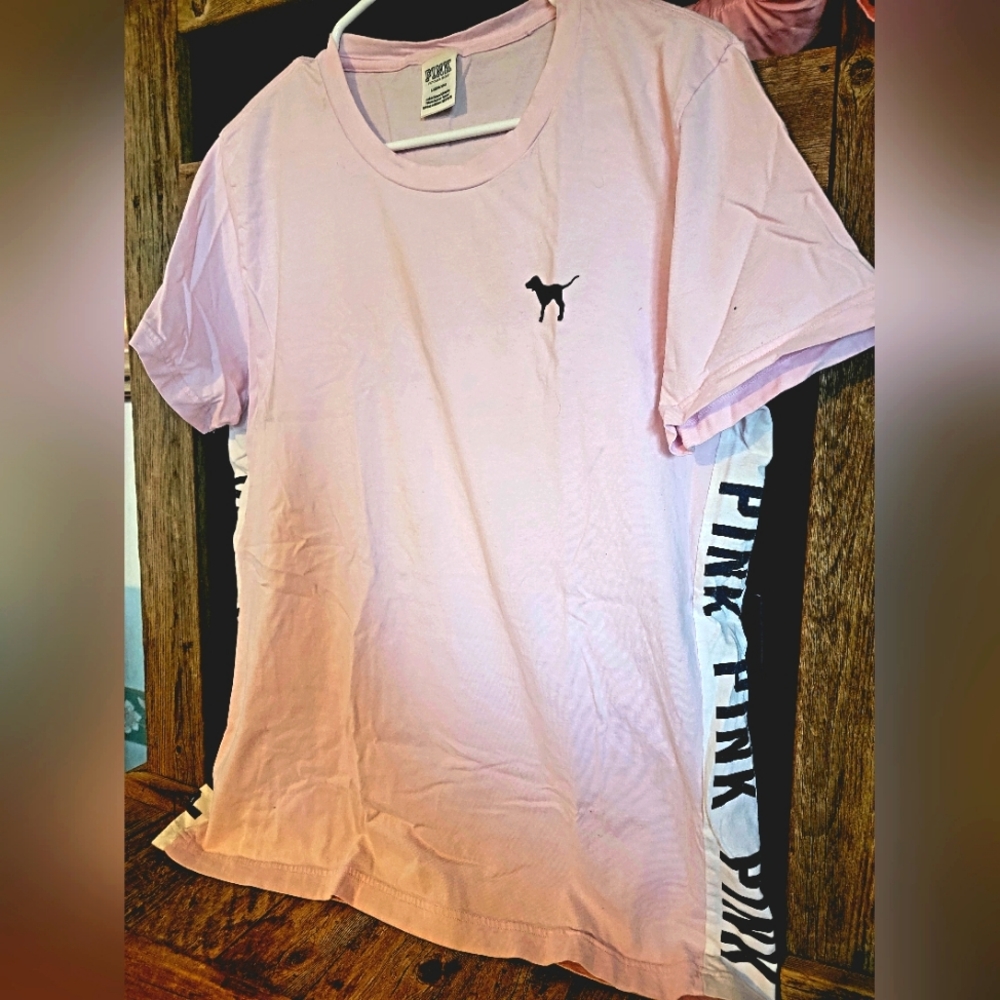 Pink tee L